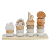 Label Label® Lesena natikanka Little Rings Nougat Label Label