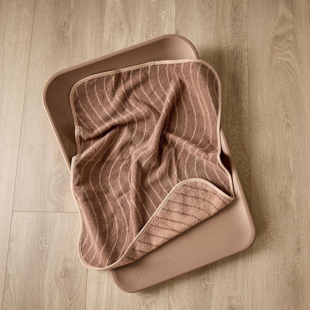 Leander® Bombažna brisača Woodland Clay 65x50