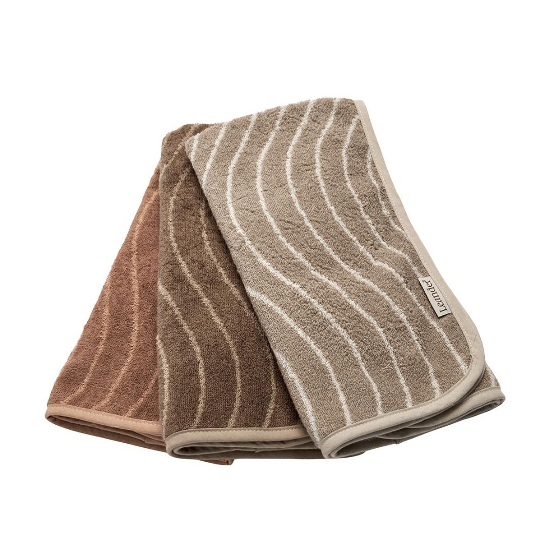 Leander® Bombažna brisača Woodland Mocca 65x50