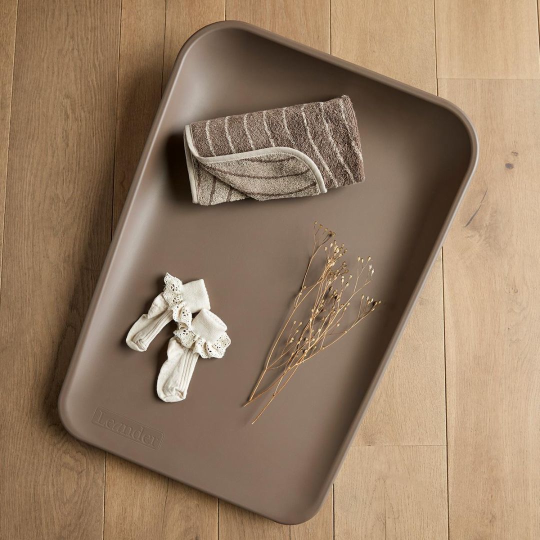 Leander® Bombažna brisača Woodland Mocca 65x50