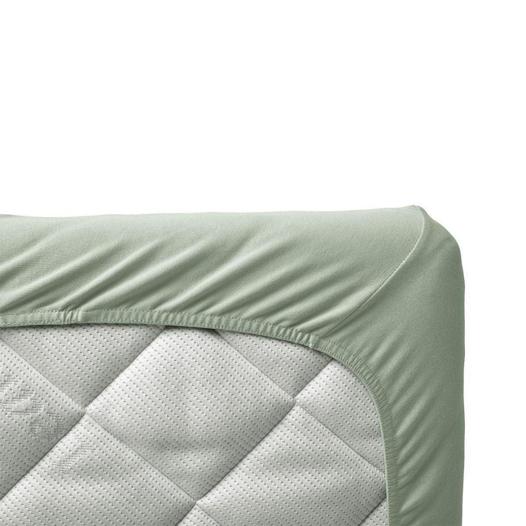 Leander® Bombažna rjuha 60x140cm 2 kos Sage Green Leander