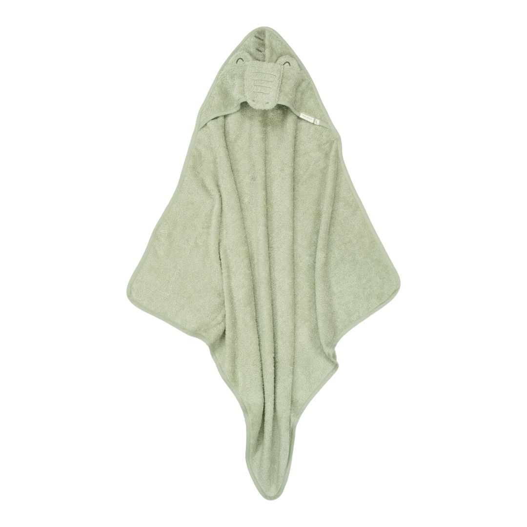Little Dutch® Accappatoio con cappuccio Krokodil 75x75cm