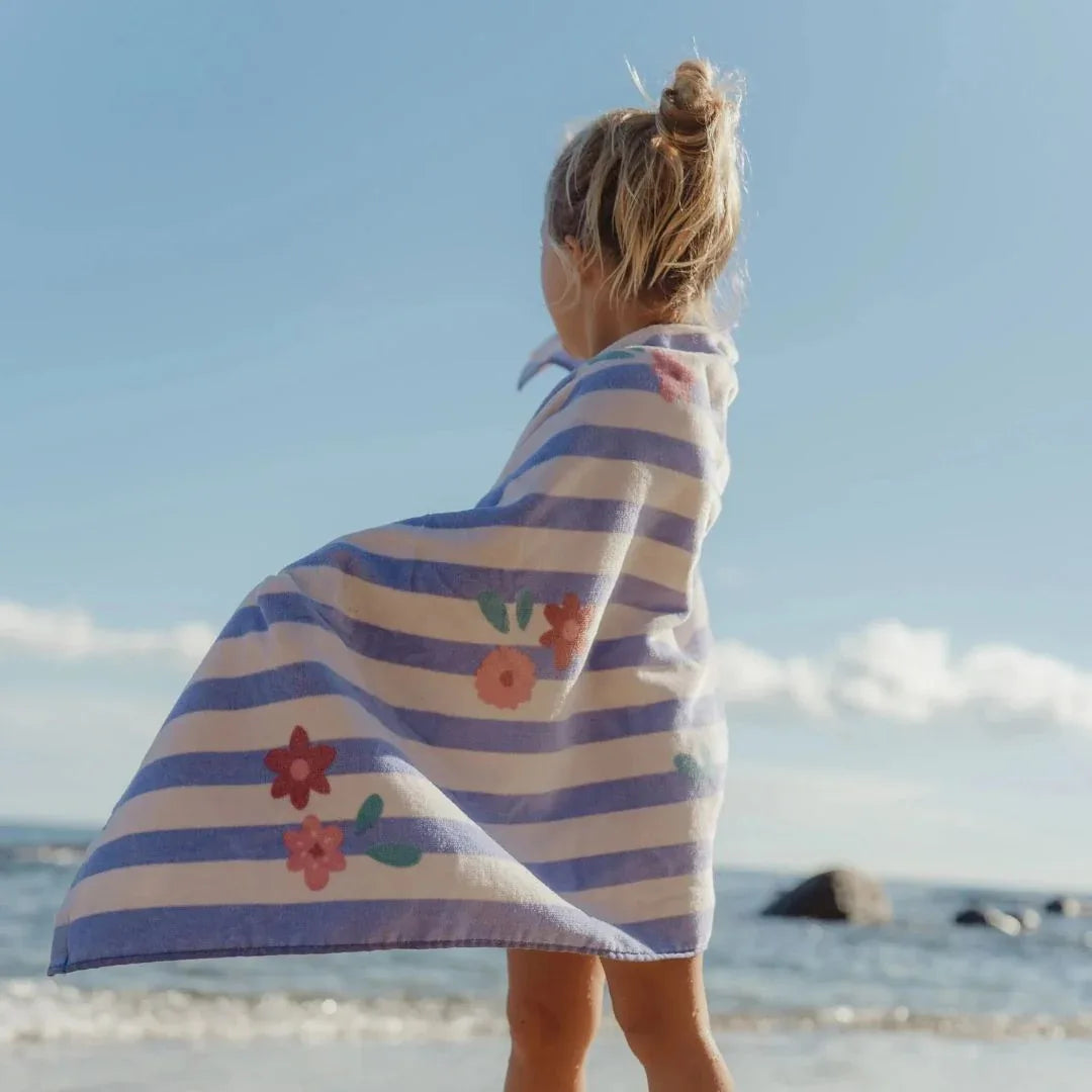 Little Dutch® Brisača za plažo Dreamy Purple Stripe Little Dutch