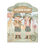 Little Dutch® Reusable Sticker Book Safari Friends