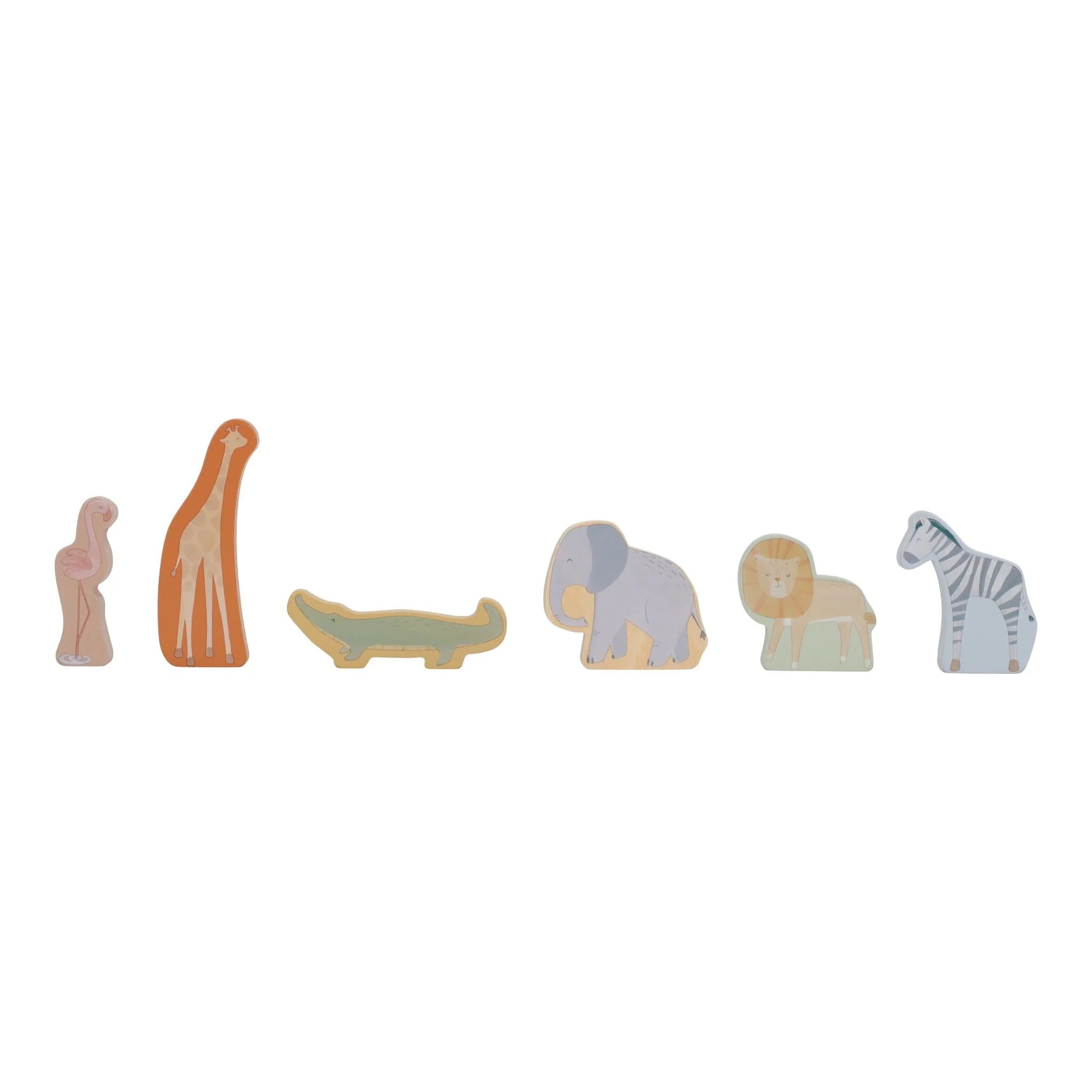 Little Dutch® Wooden safari car with animals Safari Friends