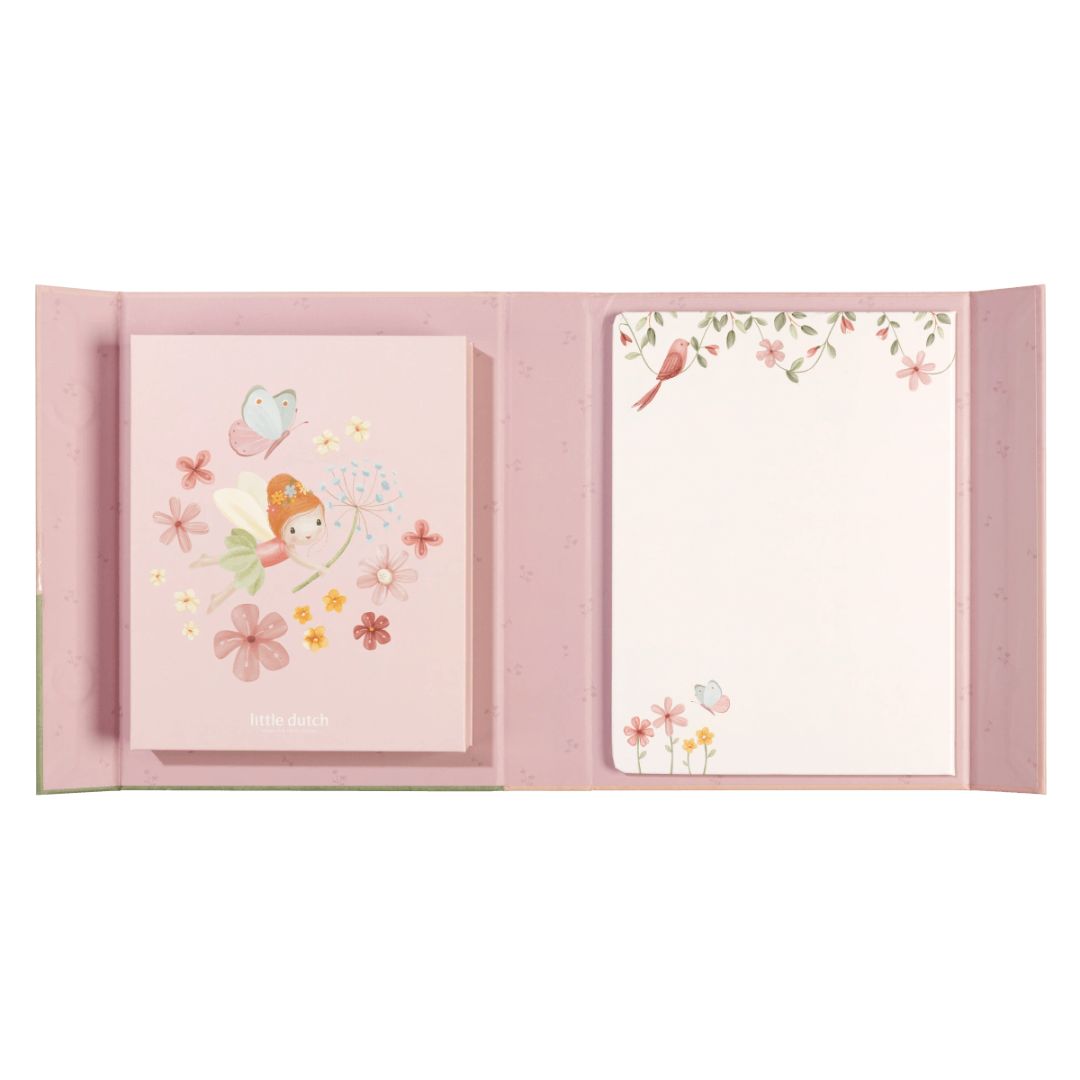 Little Dutch® Libro magnetico delle attività Rosa Fairy Garden