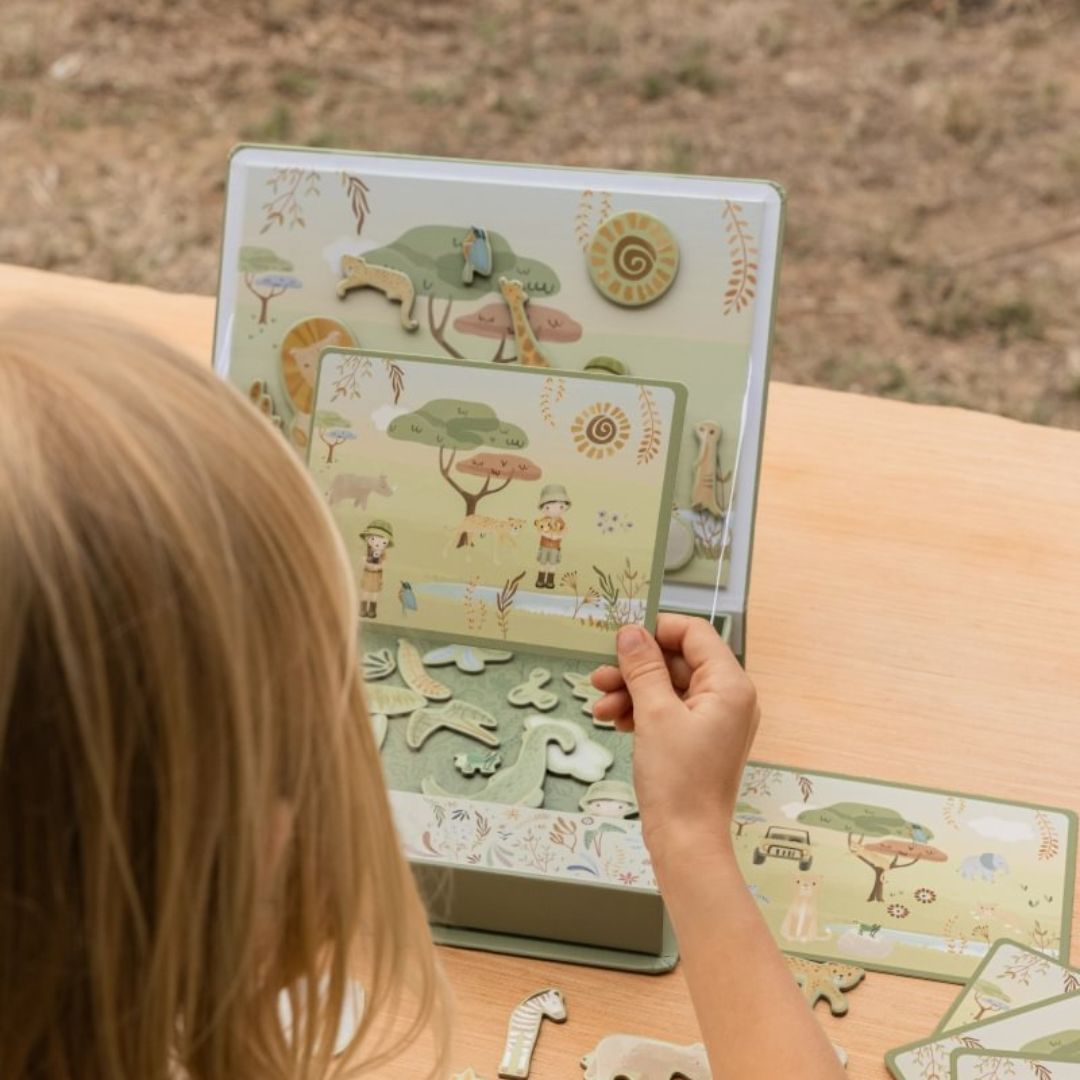 Little Dutch® Puzzle magnetico Safari Friends