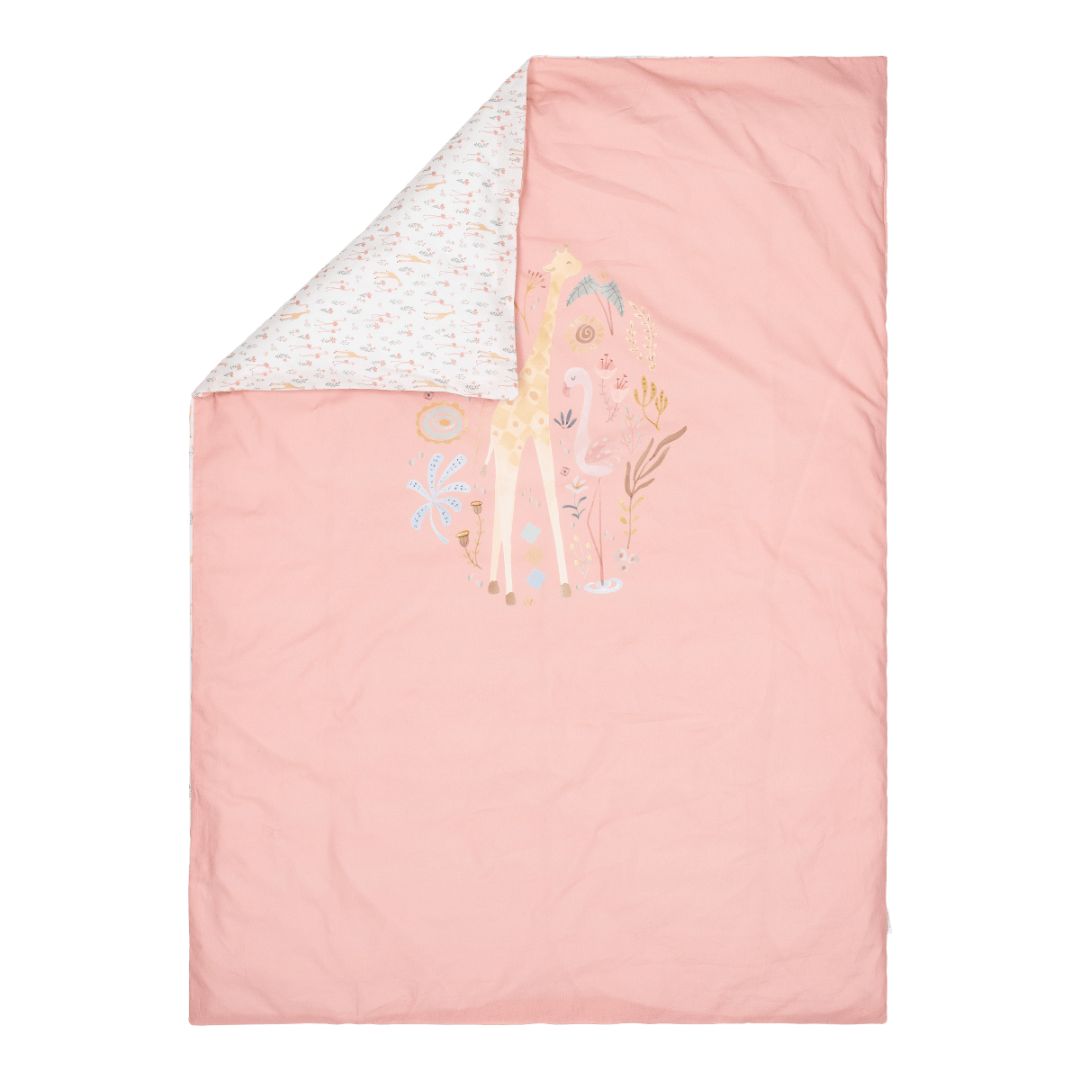 Little Dutch® Biancheria da letto per bambini Blooming Safari 100x140