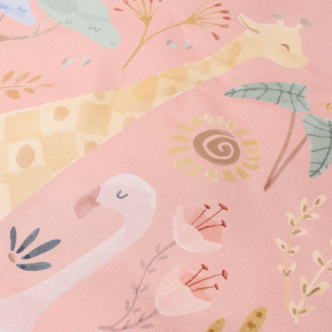 Little Dutch® Biancheria da letto per bambini Blooming Safari 100x140