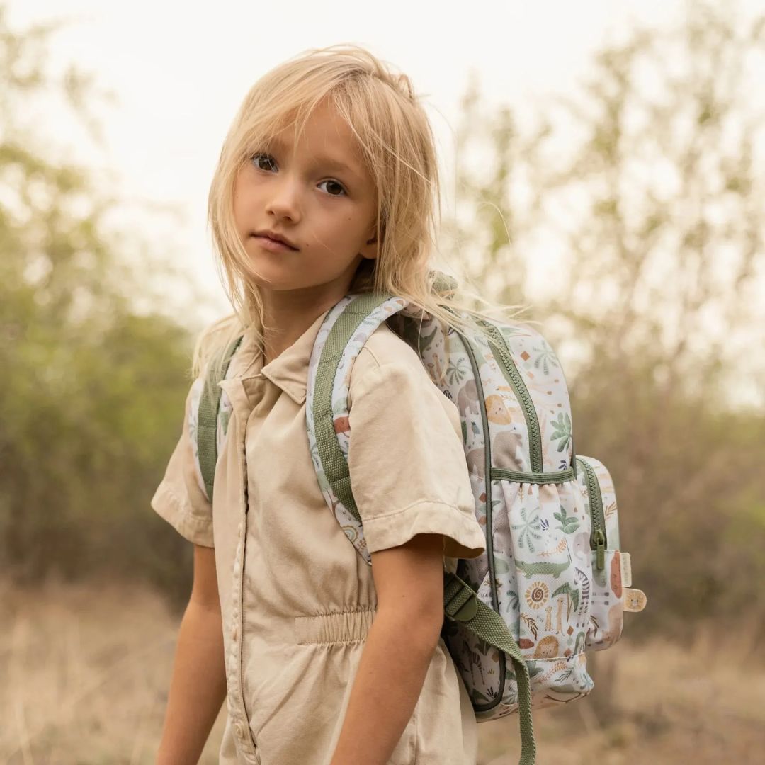 Little Dutch® Children's backpack Large Safari Friends