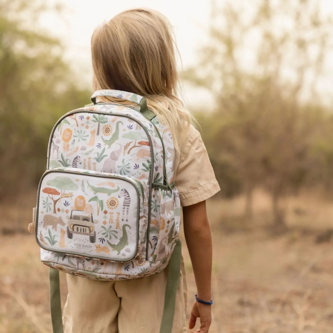 Little Dutch® Children's backpack Large Safari Friends