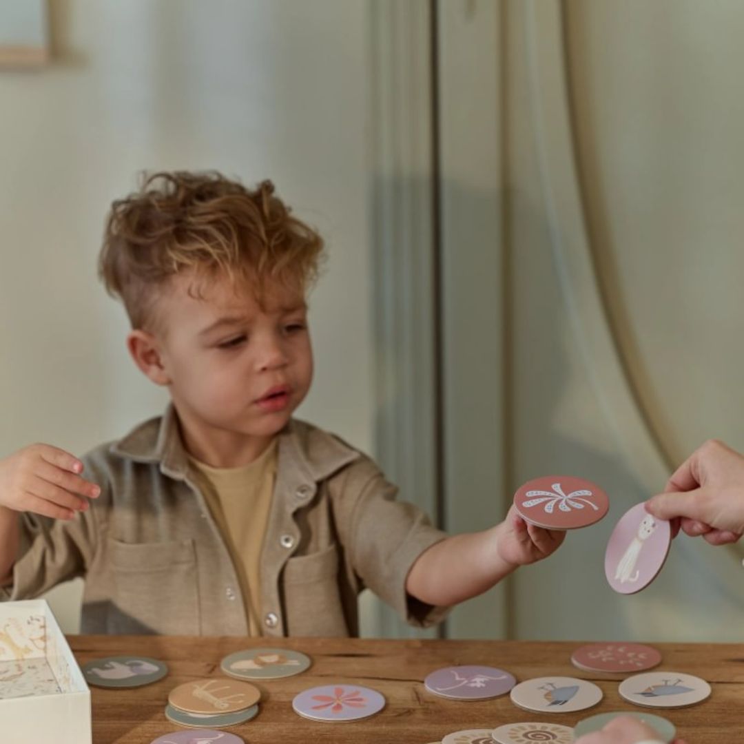 Little Dutch® Gioco della memoria per bambini Memo Safari Friends