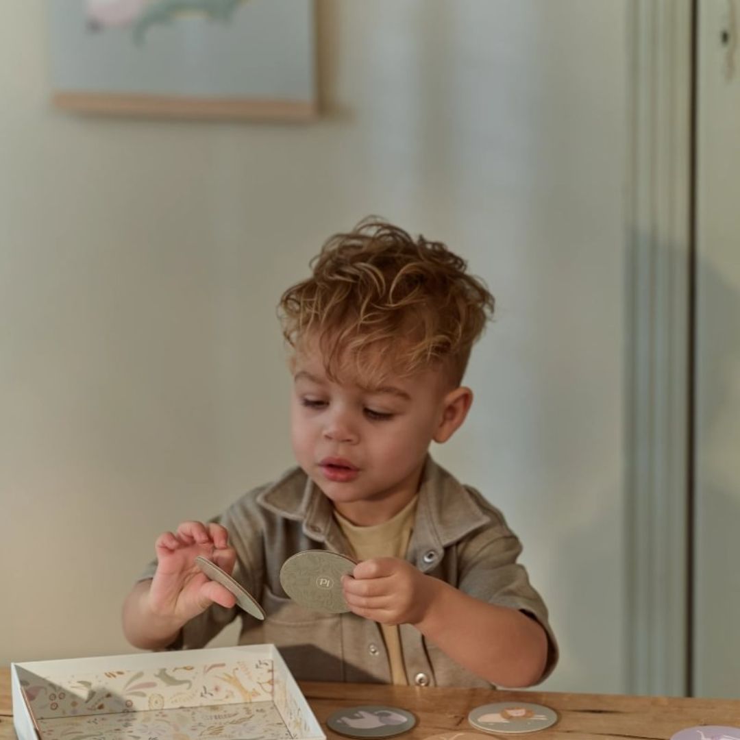Little Dutch® Gioco della memoria per bambini Memo Safari Friends