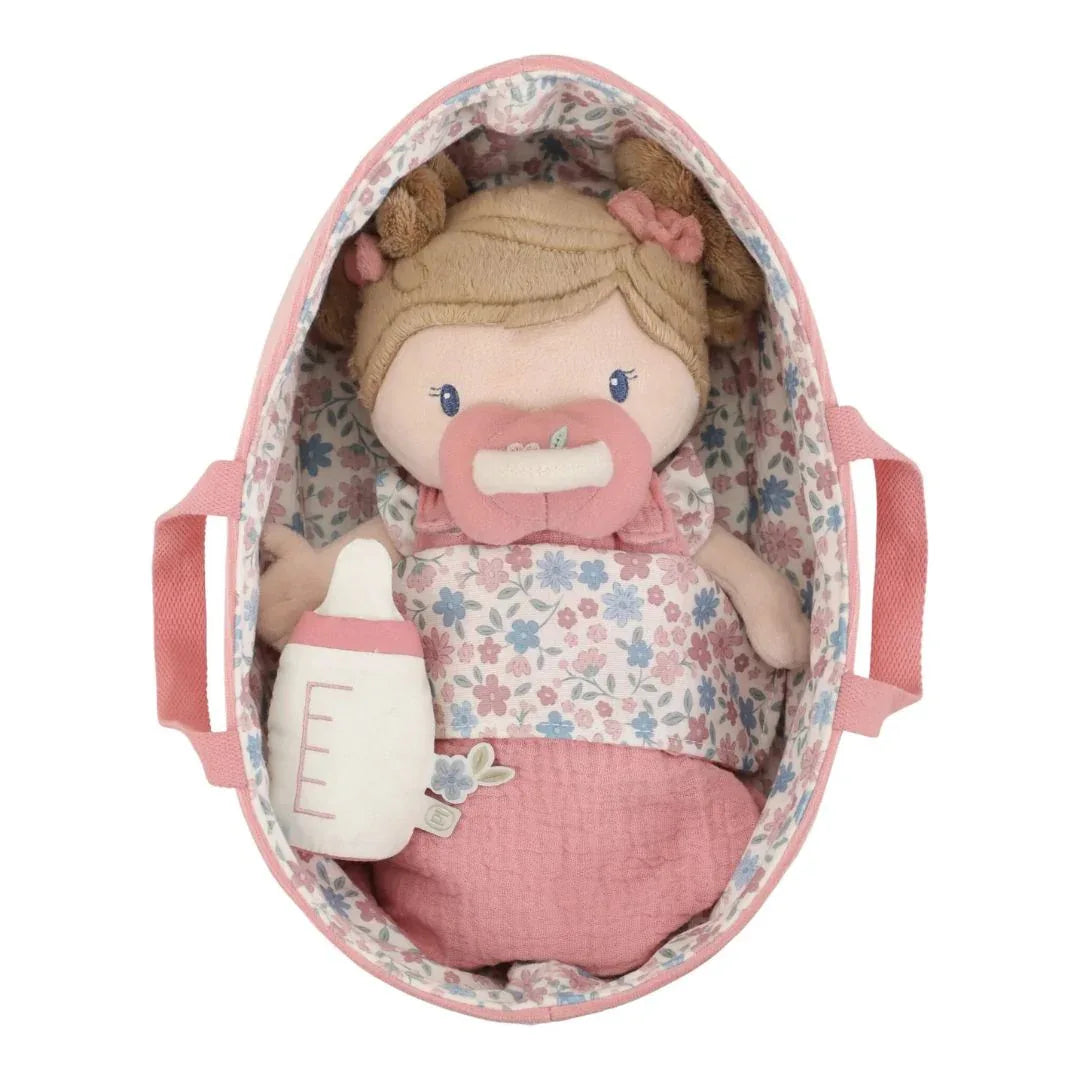 Little Dutch® Punčka Rosa v košari (25 cm) Little Dutch