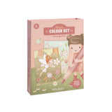 Little Dutch® Coloring Set Rosa Fairy Garden