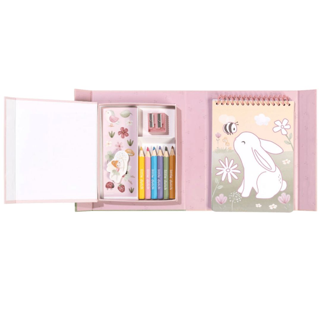 Little Dutch® Set per colorare Rosa Fairy Garden