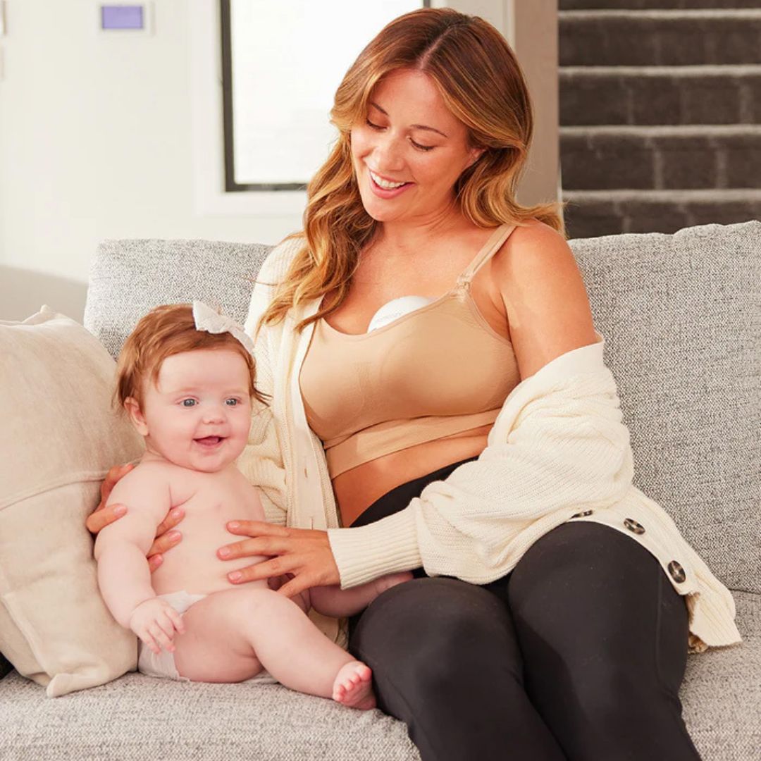 Momcozy® M5 All-in-One Single Electric Breast Pump Hands-Free Quill Grey