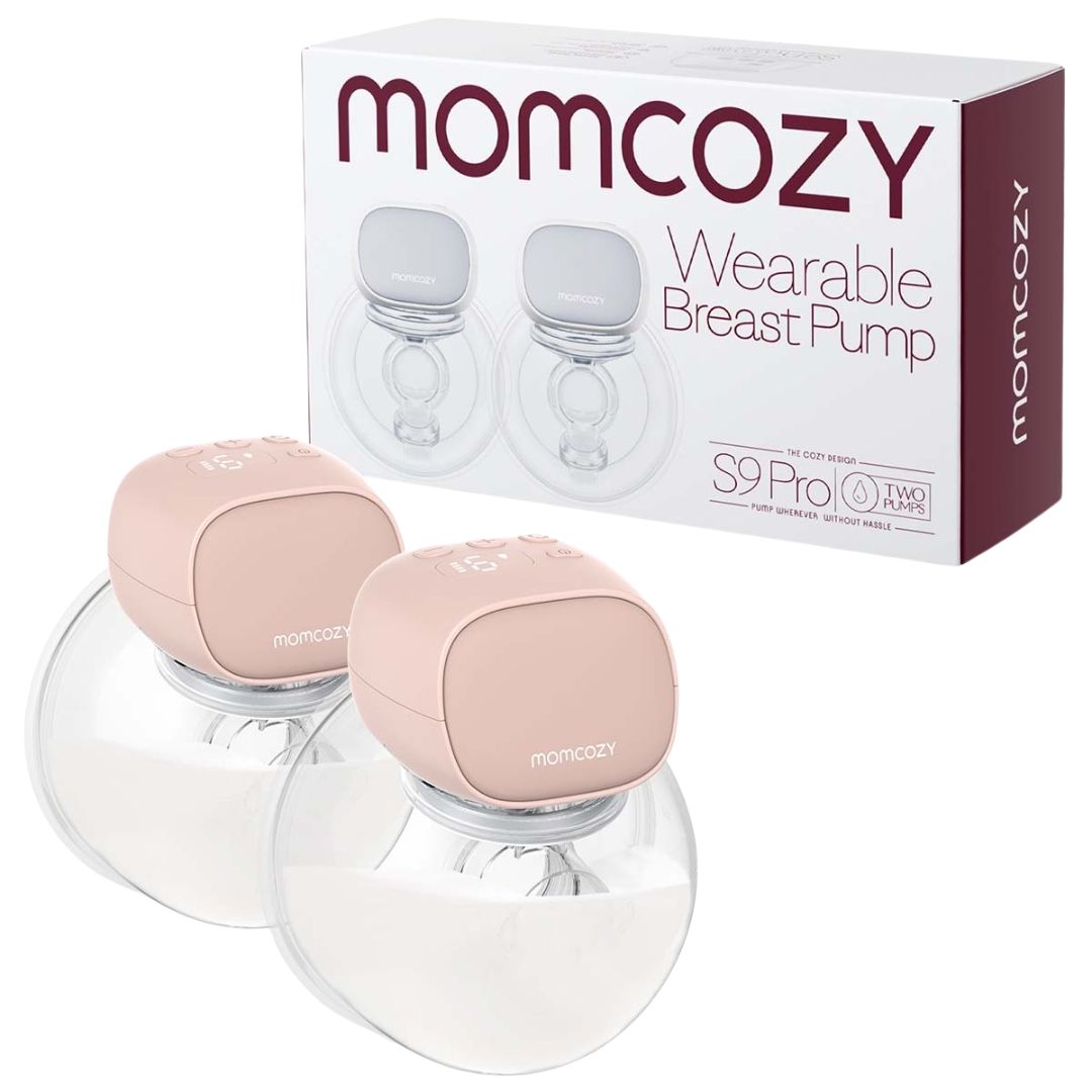Momcozy® dvojna električna prsna pumpa S9 Pro Hands-Free Pink