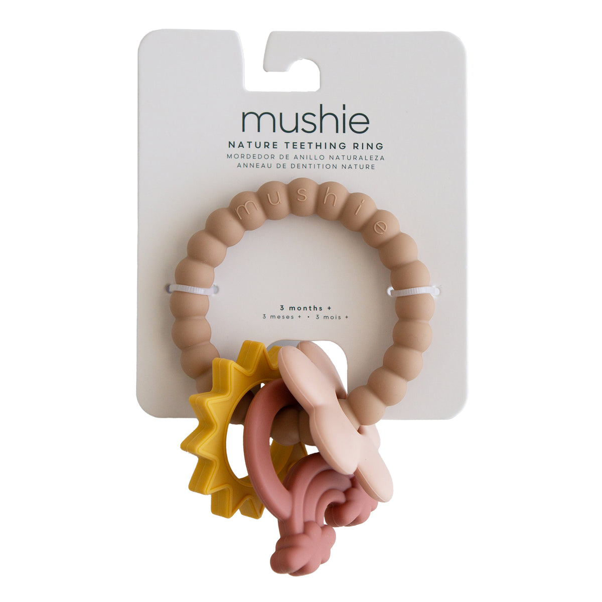 Mushie® Grizalo obroček Nature