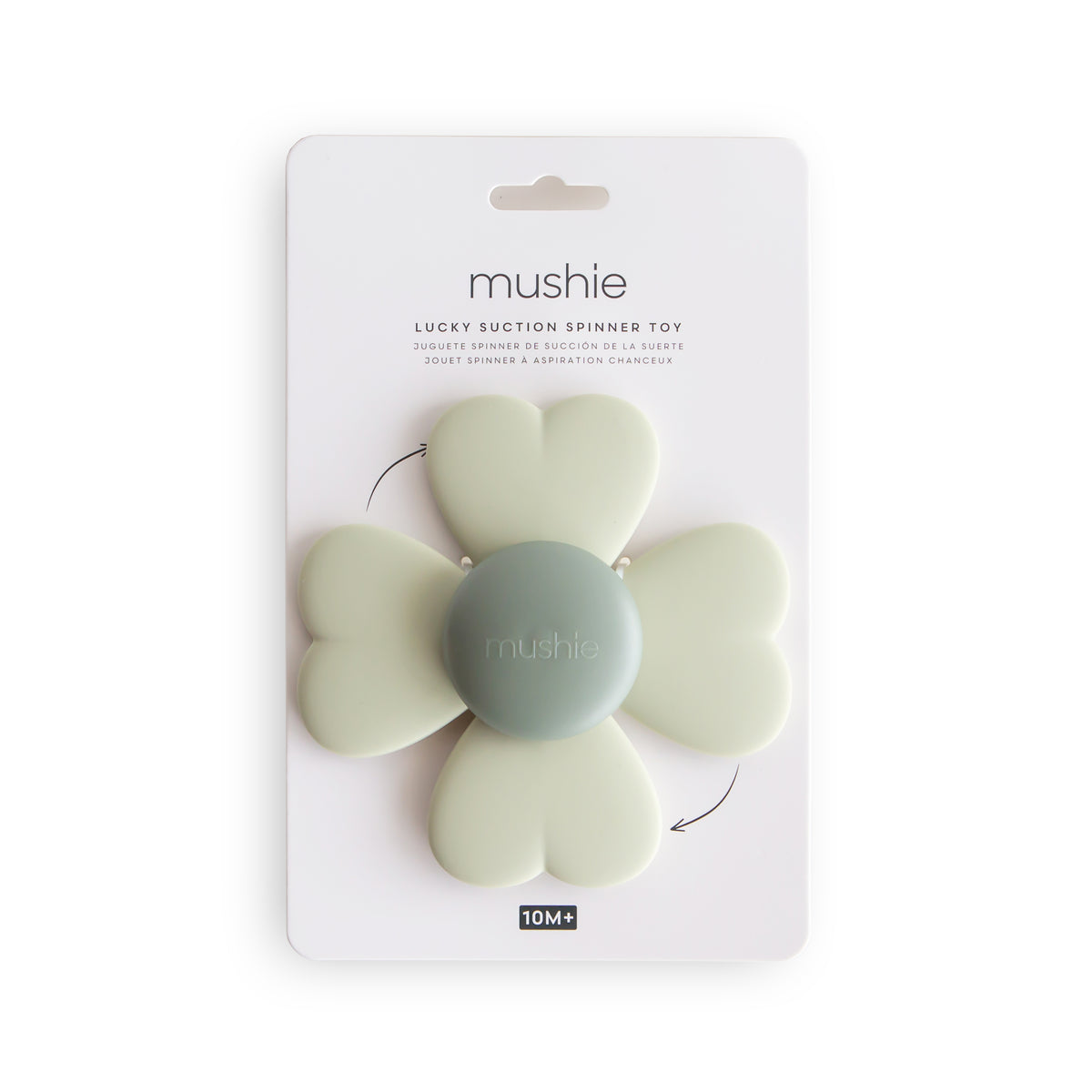 Mushie® Igrača s priseskom Lucky Spinner Sage