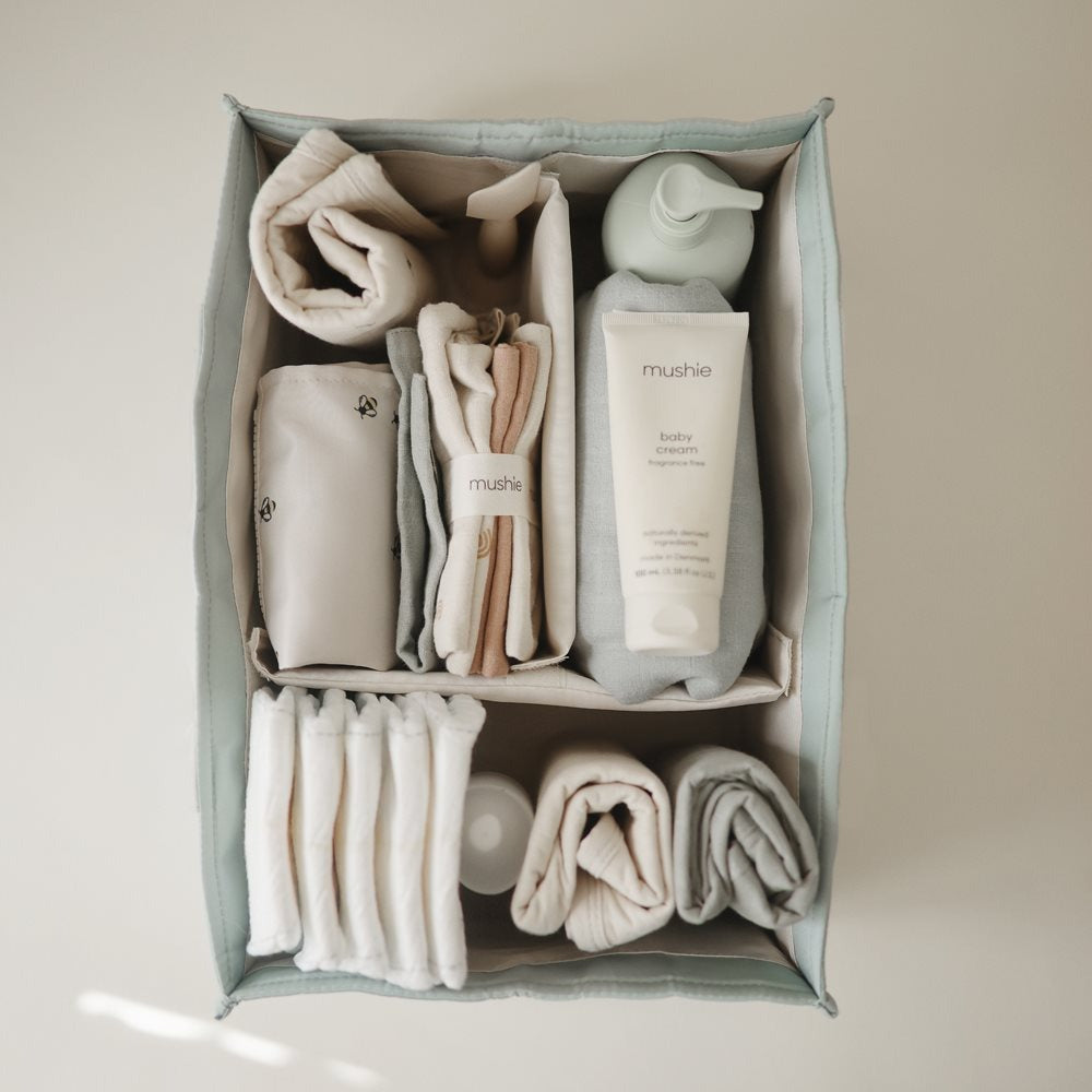 Mushie® Organizator za pleničke Roman Green Mushie