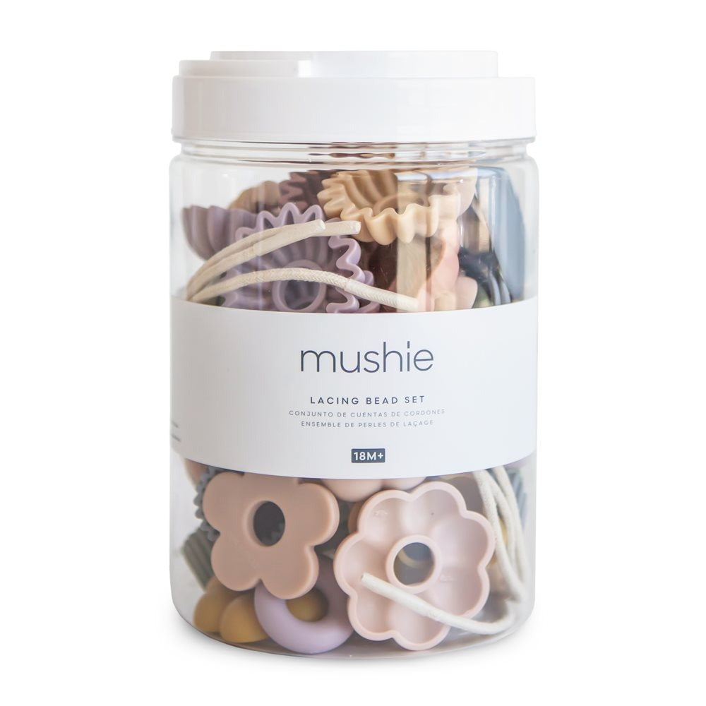Mushie® Pretikanke Bead Lacing Toy Mushie