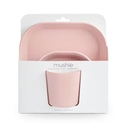 Mushie® Set pappa 3 pezzi Blush