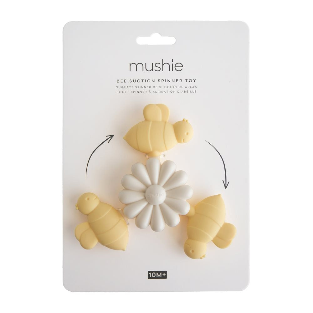 Mushie® Silikonska igrača Spinner Toy Bee Mushie