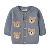Name it® Pletena jakna Bear Tradewinds