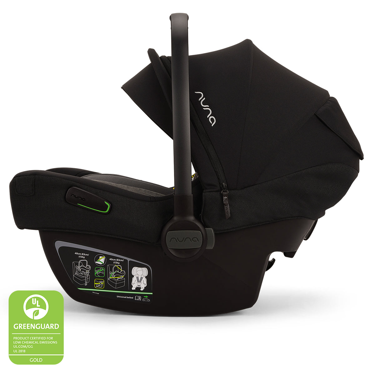 Nuna® Otroški voziček 3v1 Demi™ Next z rolko + Pipa™ Next Caviar Nuna