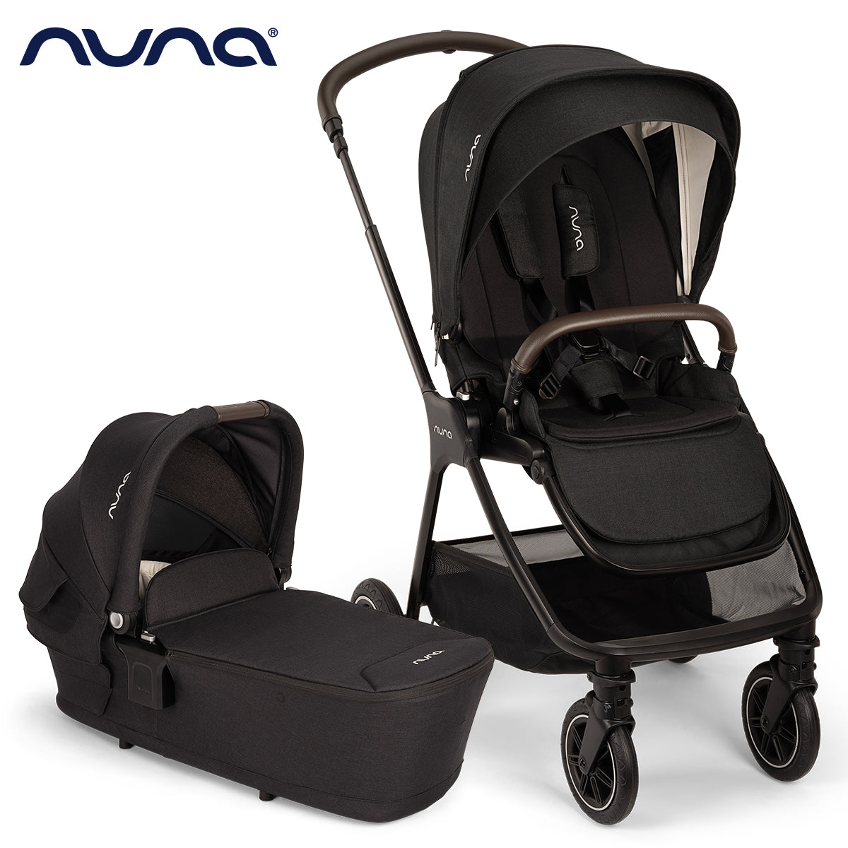Nuna® Otroški voziček 2v1 Triv™ Next + Lytl™ Caviar Nuna