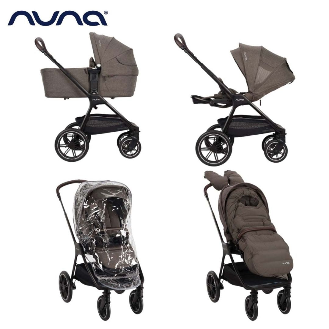 Nuna® Otroški voziček 2v1 Triv™ LX All-Season Chestnut Nuna