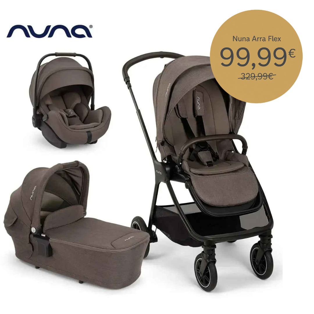 Nuna® Dječja kolica 3u1 TRIV™ Next + Lytl™ + Arra™ Flex Chestnut