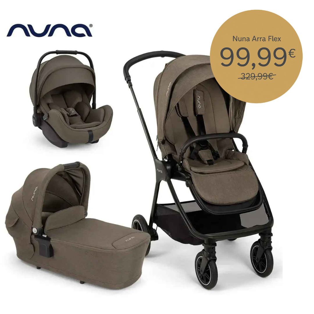 Nuna® Dječja kolica 3u1 TRIV™ Next + Lytl™ + Arra™ Flex Pistachio