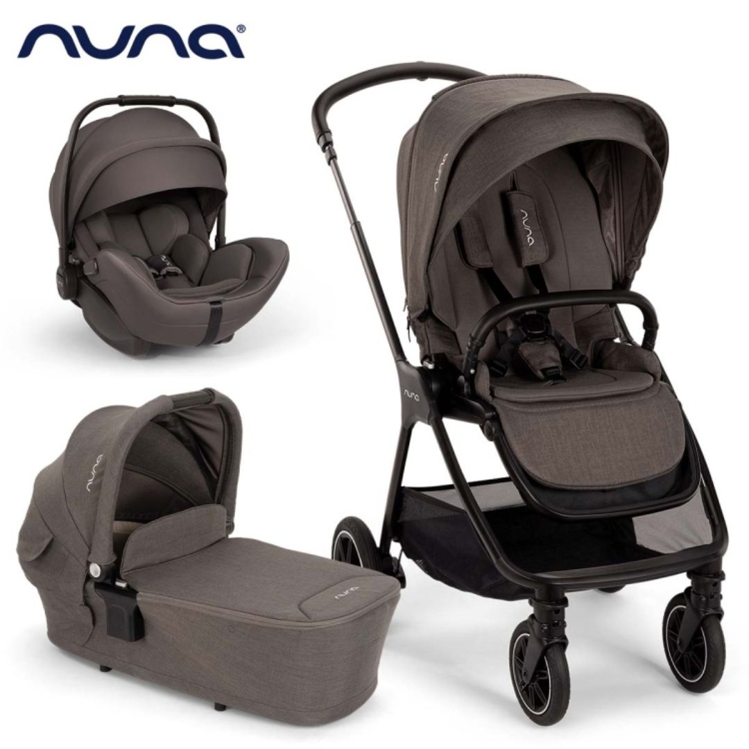 Nuna® Otroški voziček 3v1 Triv™ Next + Lytl™ + Arra™ Flex Thunder Nuna