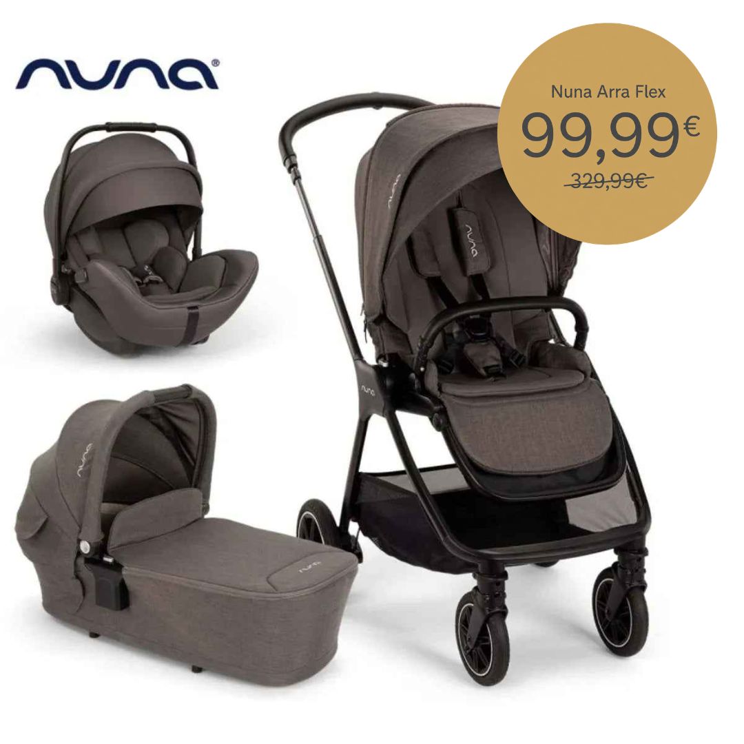 Nuna® Dječja kolica 3u1 TRIV™ Next + Lytl™ + Arra™ Flex Thunder