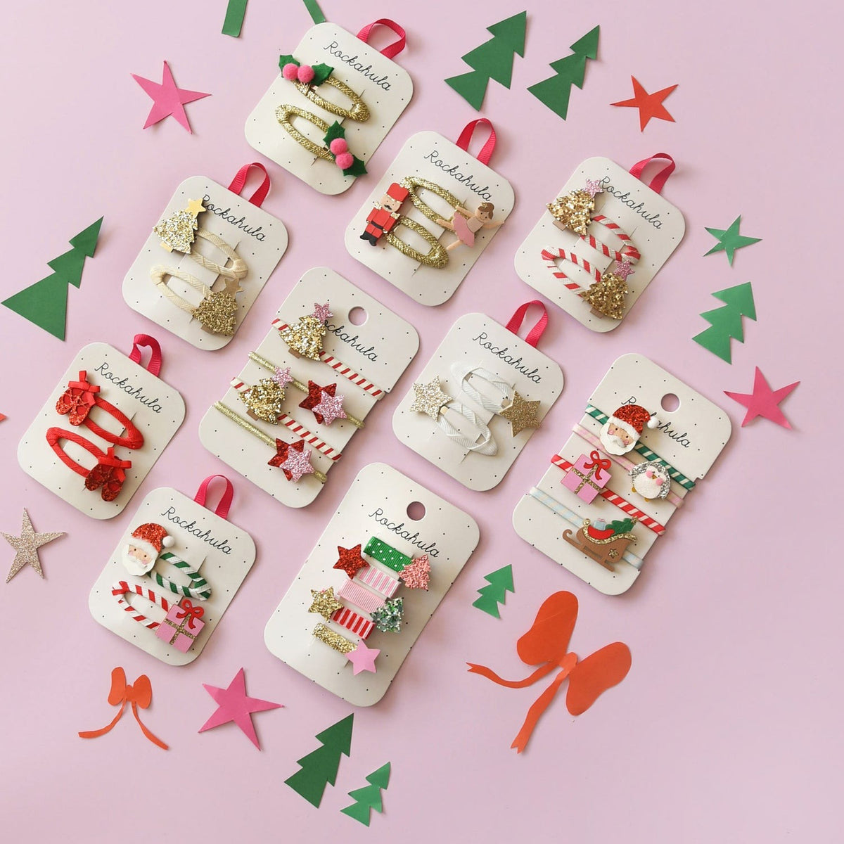 Rockahula® Hair Bobbles Stripy Christmas Tree – slika 2