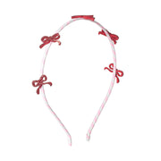 Rockahula® Obroč za lase Candy Stripe Glitter Bow