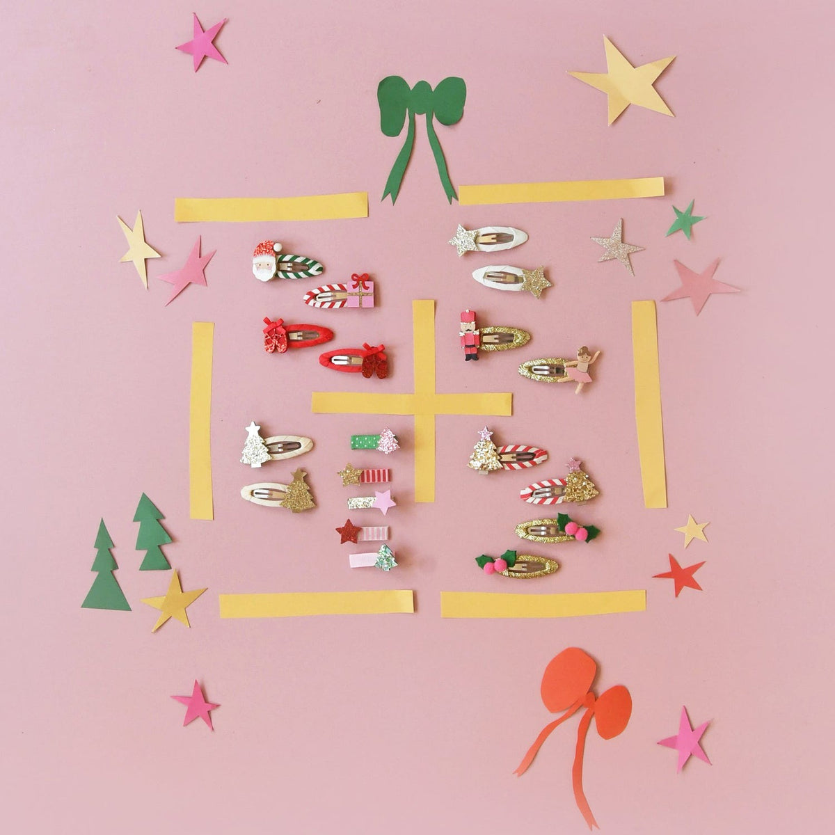 Rockahula® Set sponk za lase Merry Mini Christmas – slika 4