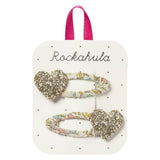 Rockahula® Mollette per capelli Petal Glitter Heart