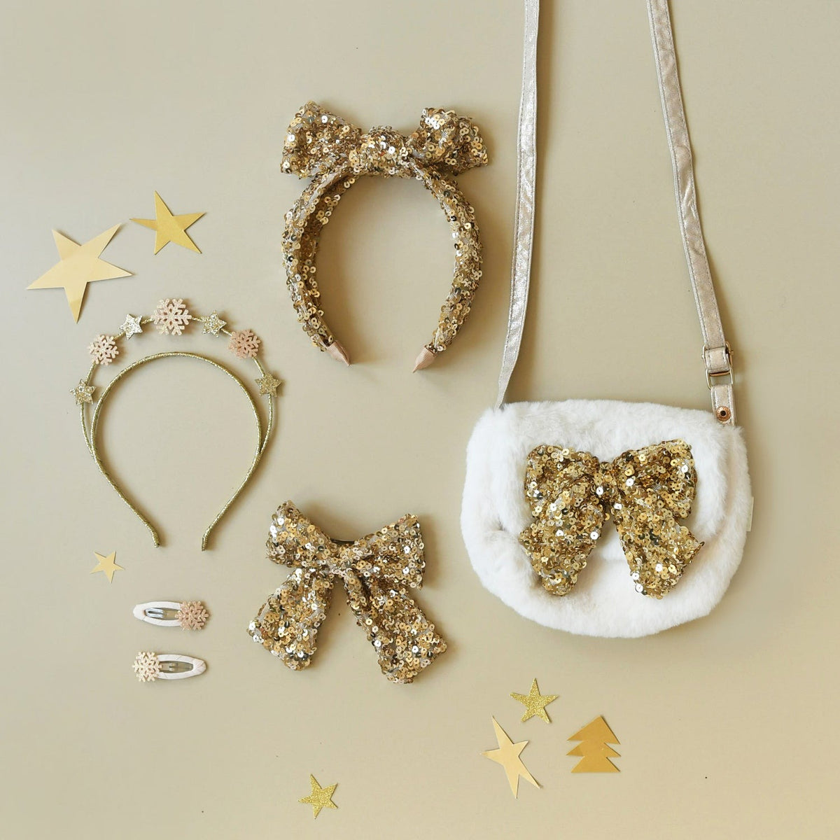 Rockahula® Hair clips Shimmer Snowflake – slika 2