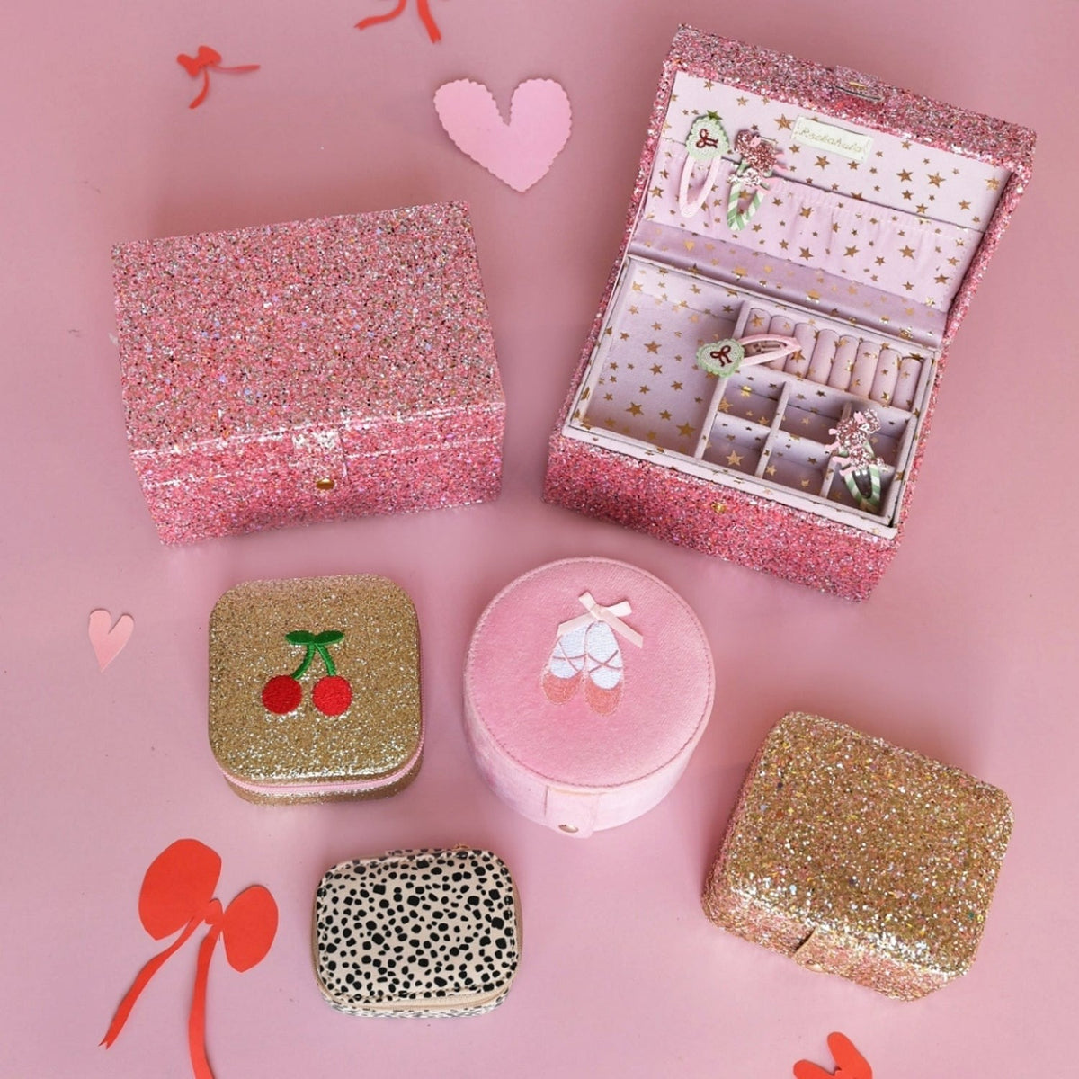 Rockahula® Velika škatla za nakit Confetti Glitter – slika 3