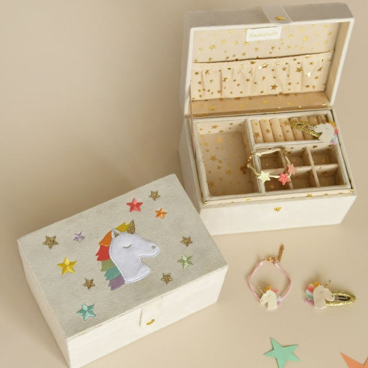 Rockahula® Velika škatla za nakit Rainbow Unicorn – slika 3
