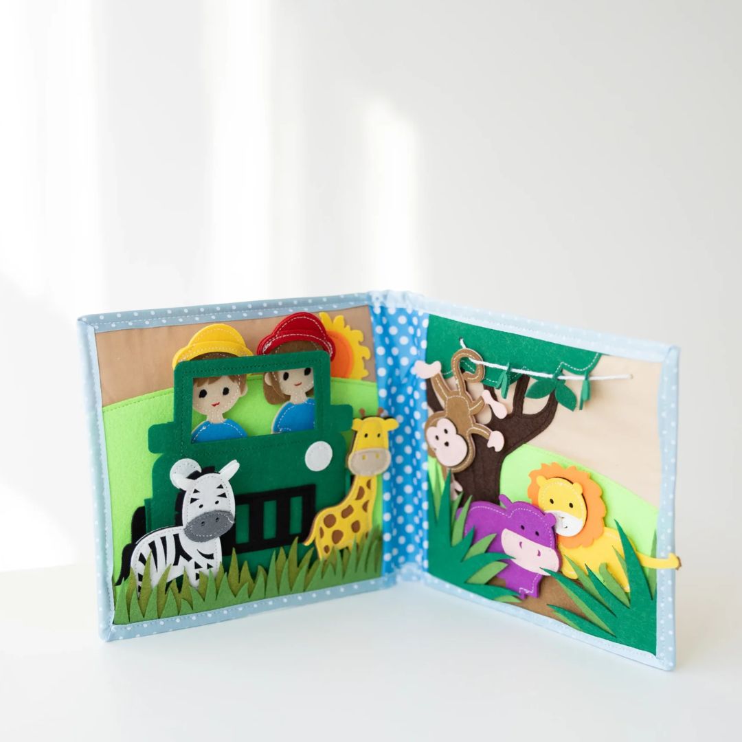 Smarti Book® Safari s lutkama na prste