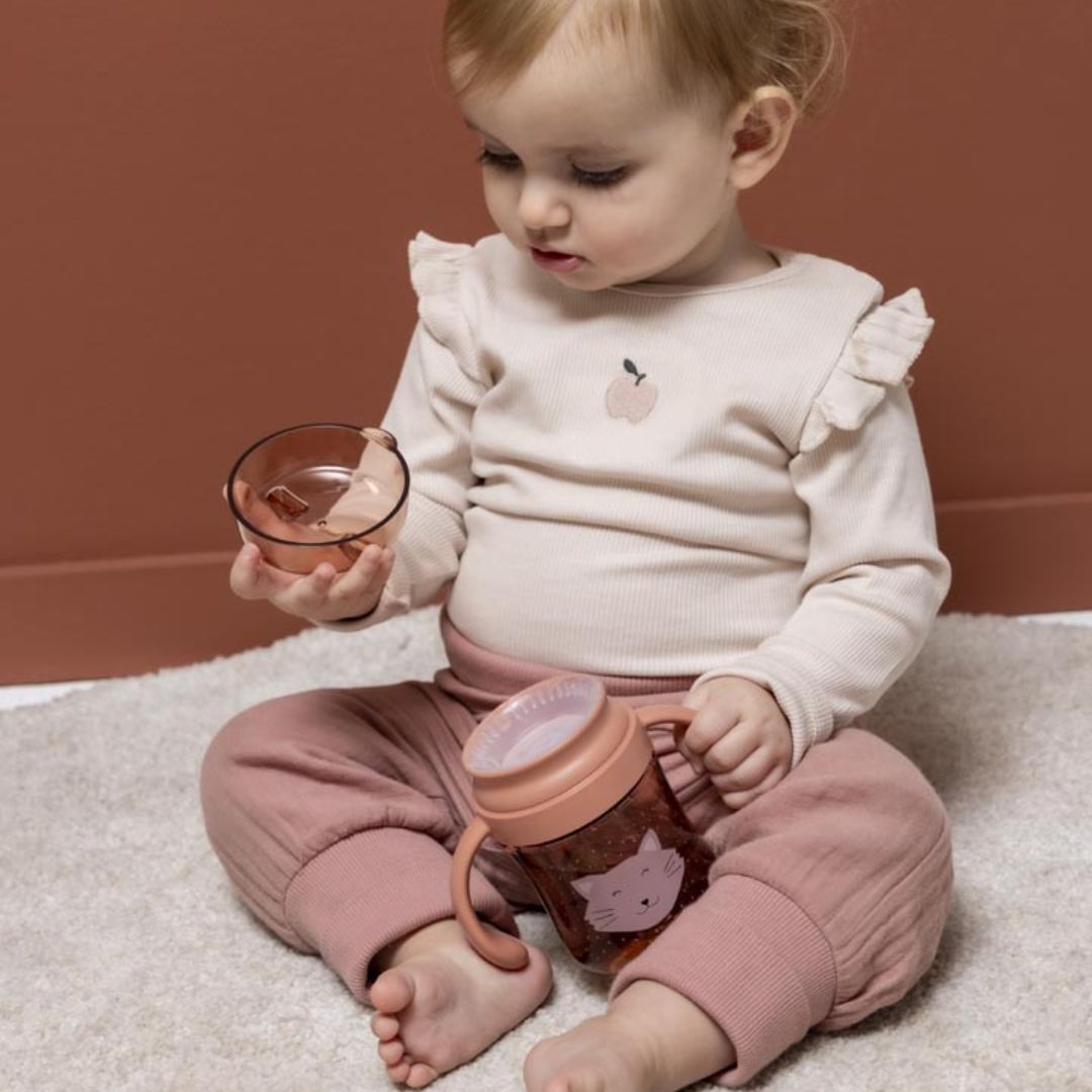 Trixie Baby® Lonček za učenje pitja 360 Mrs. Cat 240ml Trixie Baby