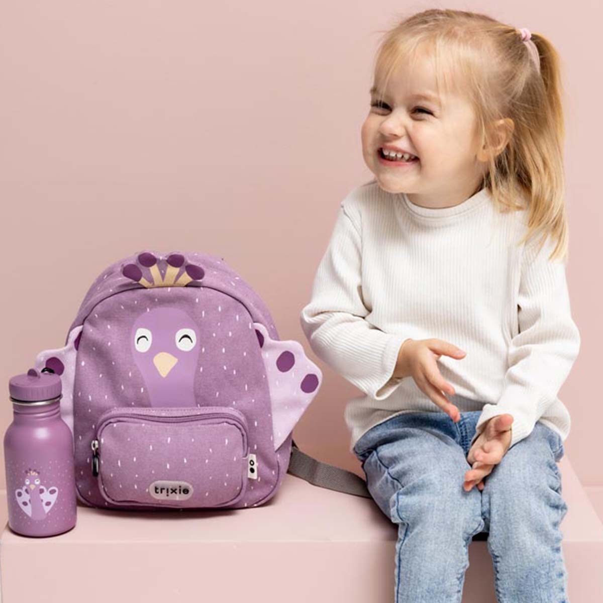 Trixie Baby® Otroški MINI nahrbtnik Mrs. Peacock Trixie Baby