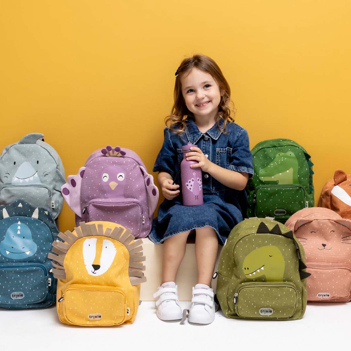 Trixie Baby® Otroški MINI nahrbtnik Mrs. Peacock Trixie Baby