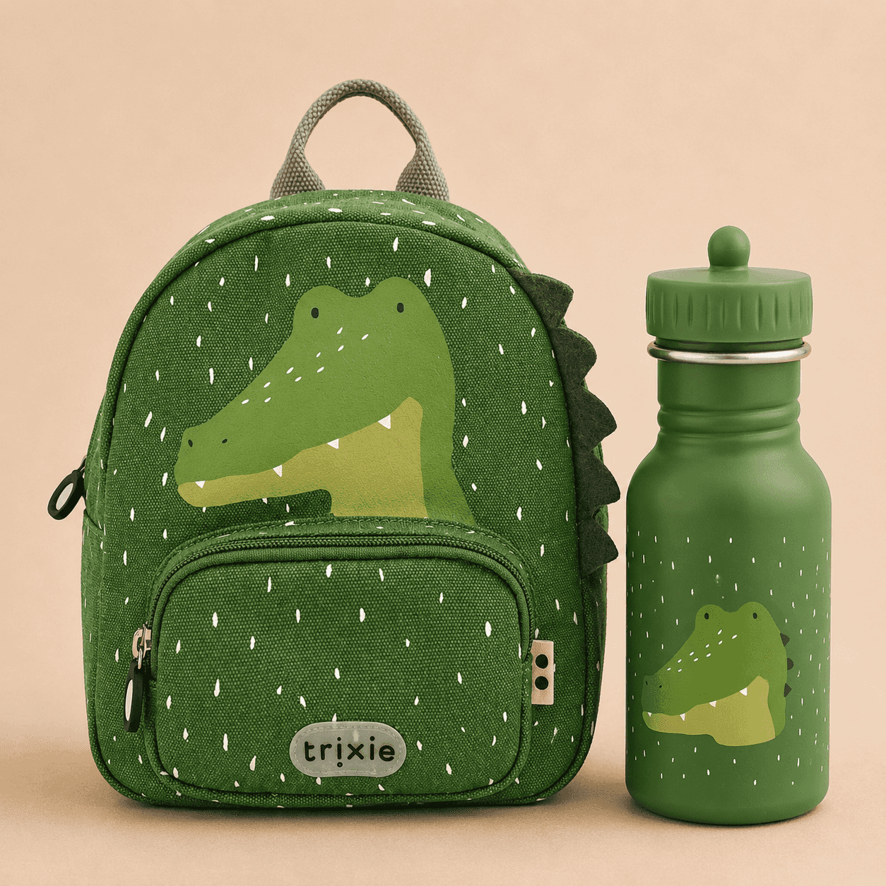 Trixie Baby® Set nahrbtnik MINI in steklenička 350ml Mr. Alligator Trixie Baby