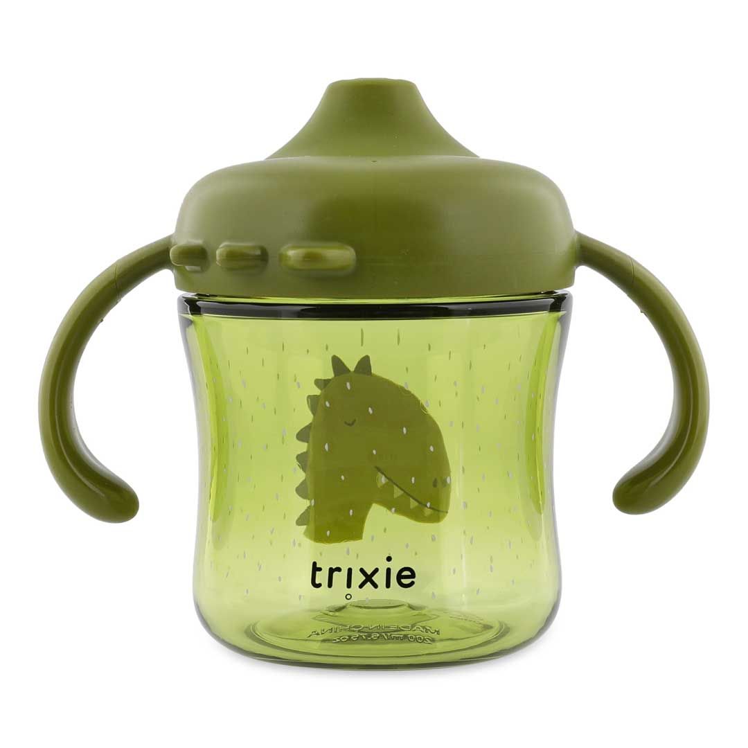 Trixie Baby® Skodelica za učenje pitja iz tritana Mr. Dino 200ml Trixie Baby
