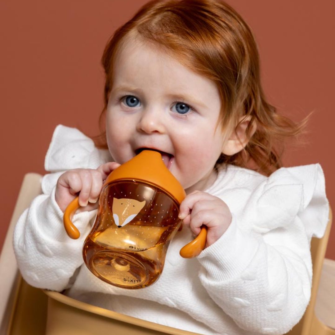 Trixie Baby® Skodelica za učenje pitja iz tritana Mr. Fox 200ml Trixie Baby